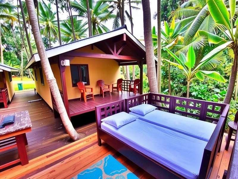 Eco-resort modular cabins